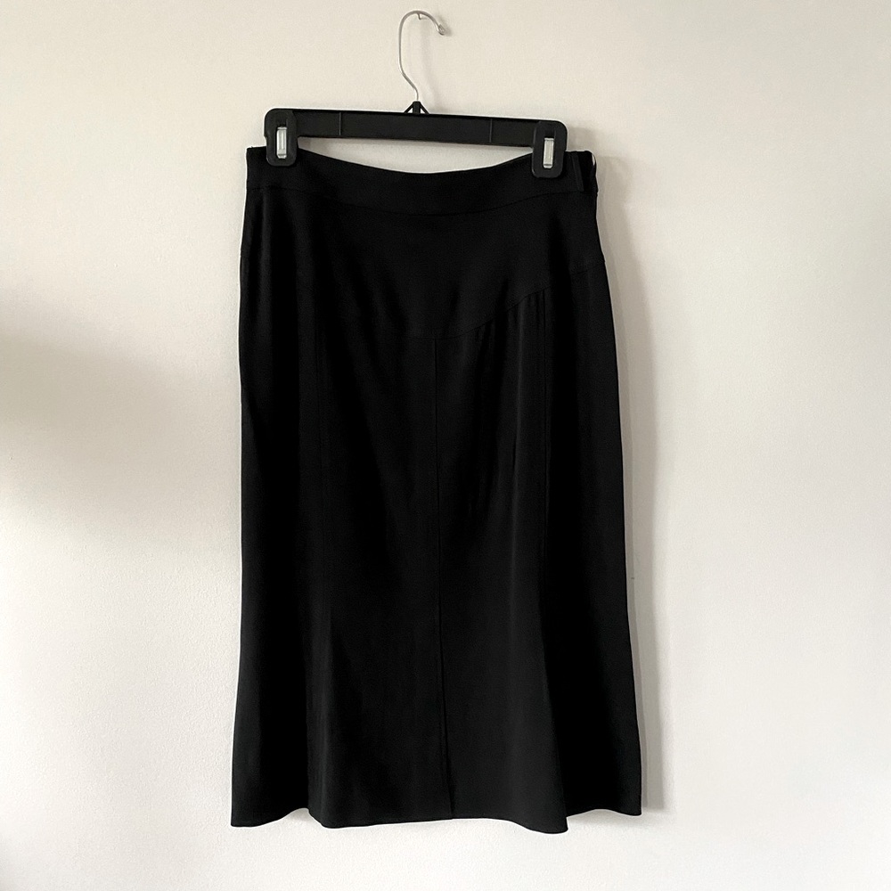 Dolce & Gabbana black A-line skirt size 42